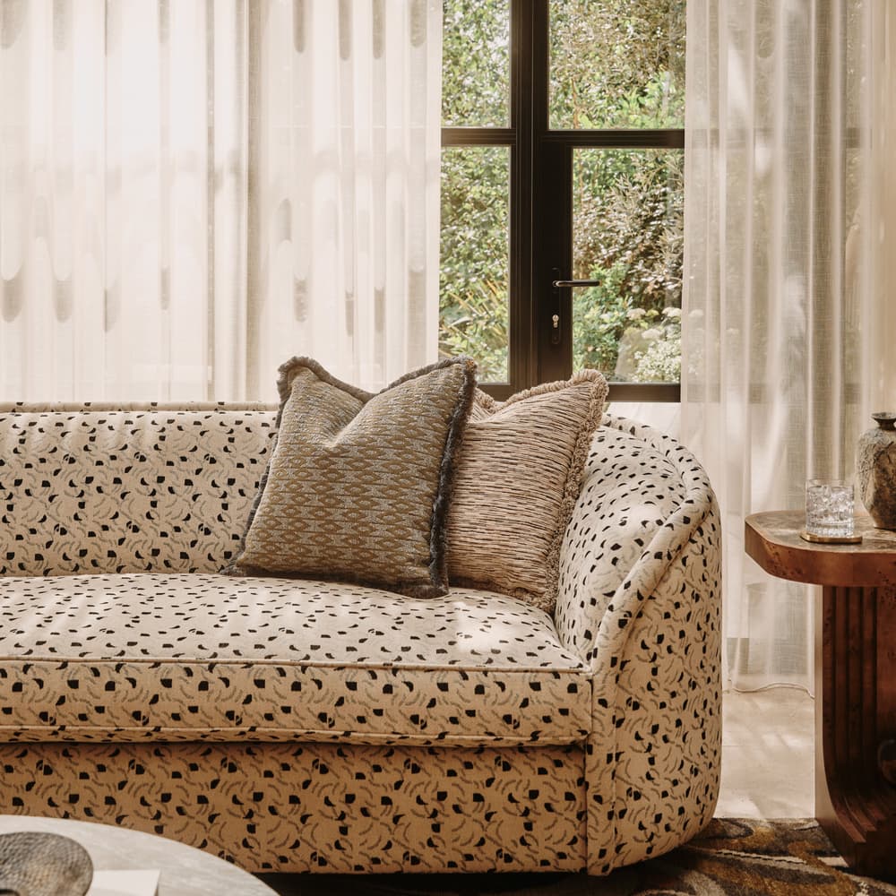 Conall Three Seater Sofa - Olia Jacquard - UK - Lifestyle - Image 3