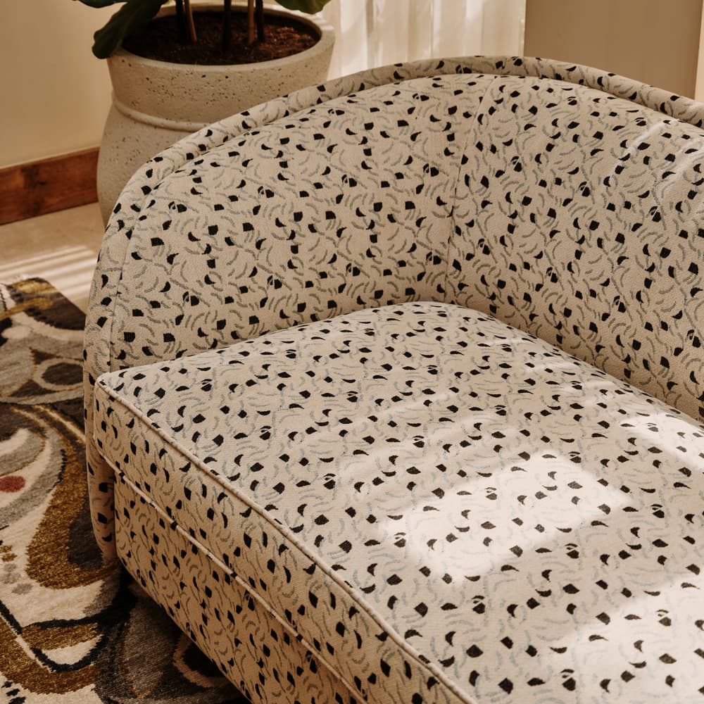Conall Three Seater Sofa - Olia Jacquard - UK - Lifestyle - Image 3