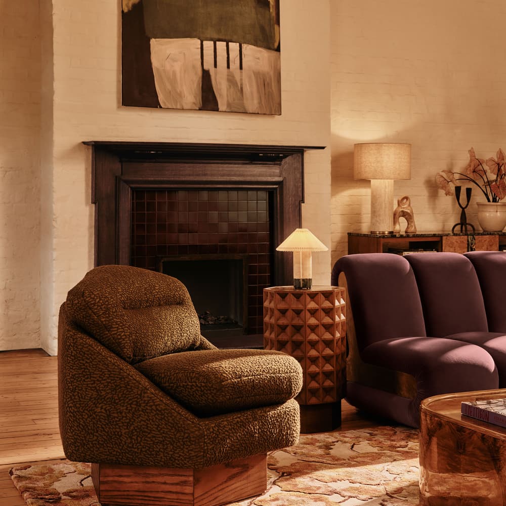 Dante Side Table - Dark Emperador - Lifestyle - Image 3