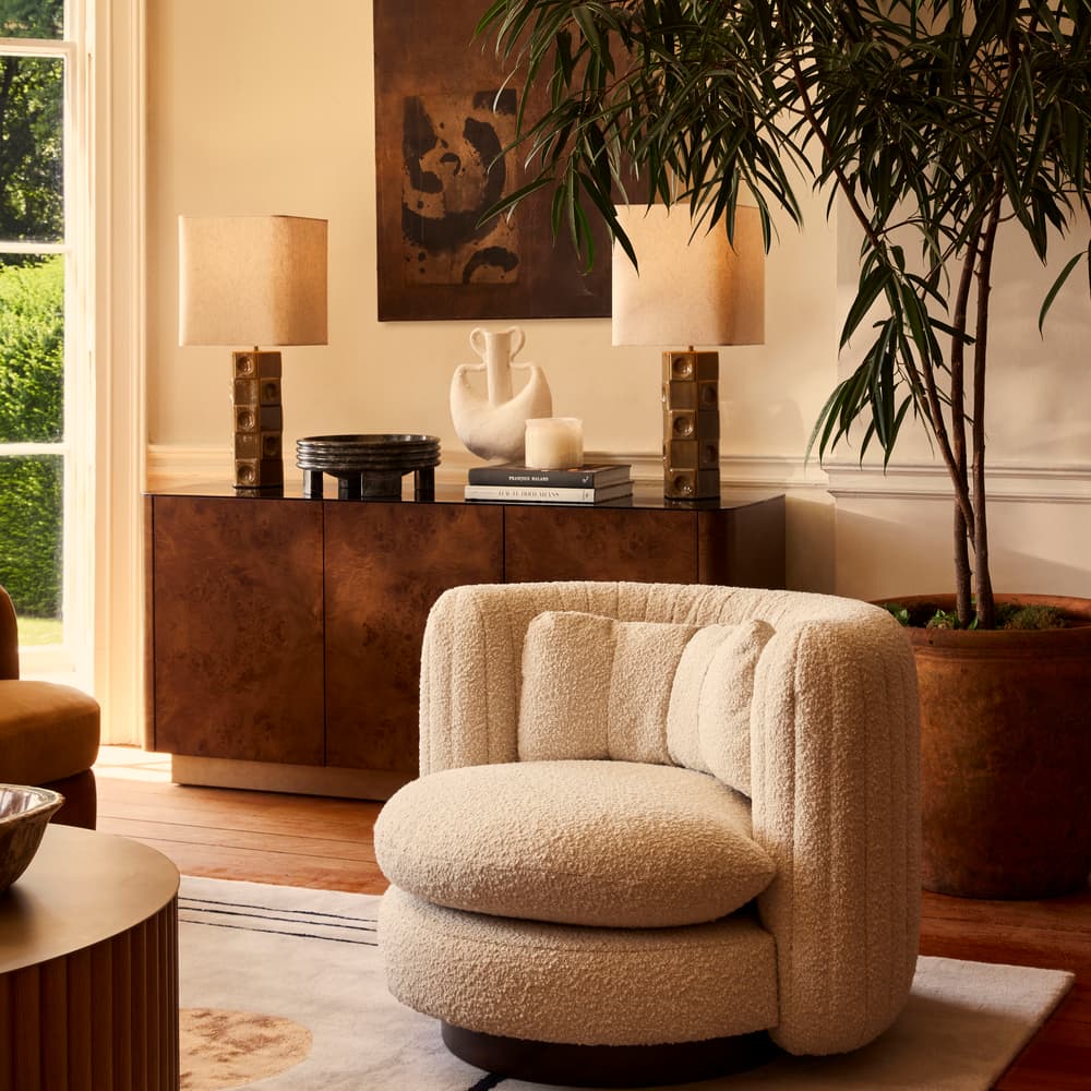 Vivienne Armchair - Boucle - Natural - Lifestyle - Image 3