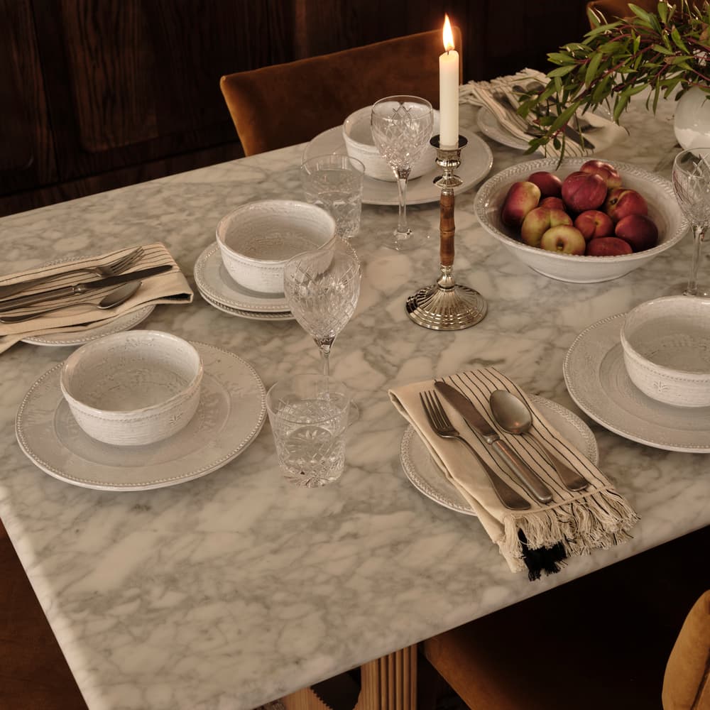 Hillcrest Cereal Bowl - White - Set of Four - Lifestyle - Image 3