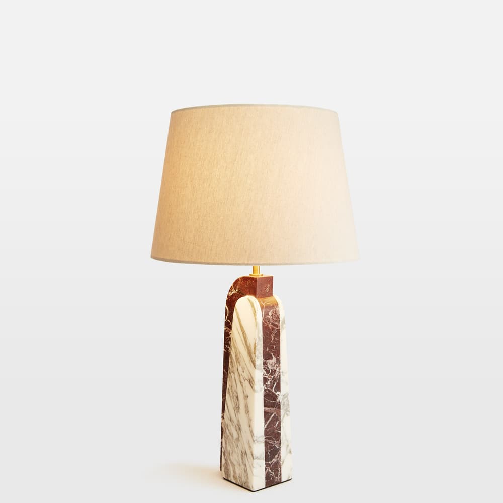 Darcy Marble Table Lamp - White - Listing - Image 3