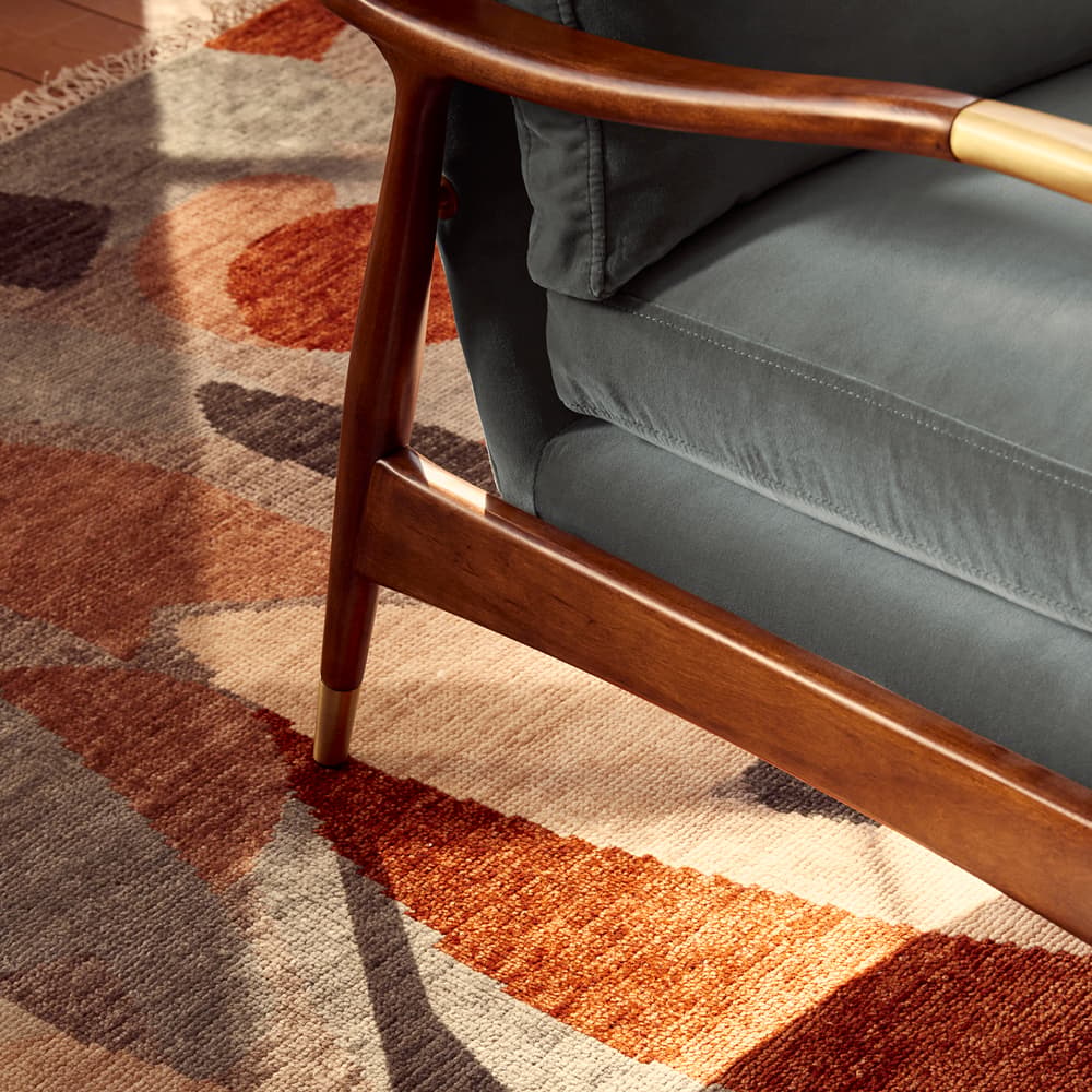 Theodore Armchair - Velvet - Grey Blue - US - Lifestyle - Image 3