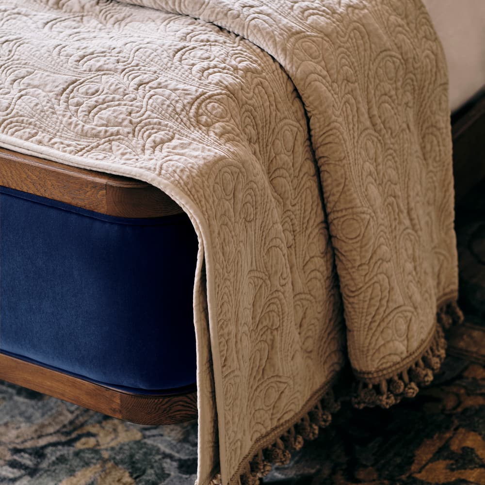 Obie Bedspread Cream - 230 x 230cm - Lifestyle - Image 3
