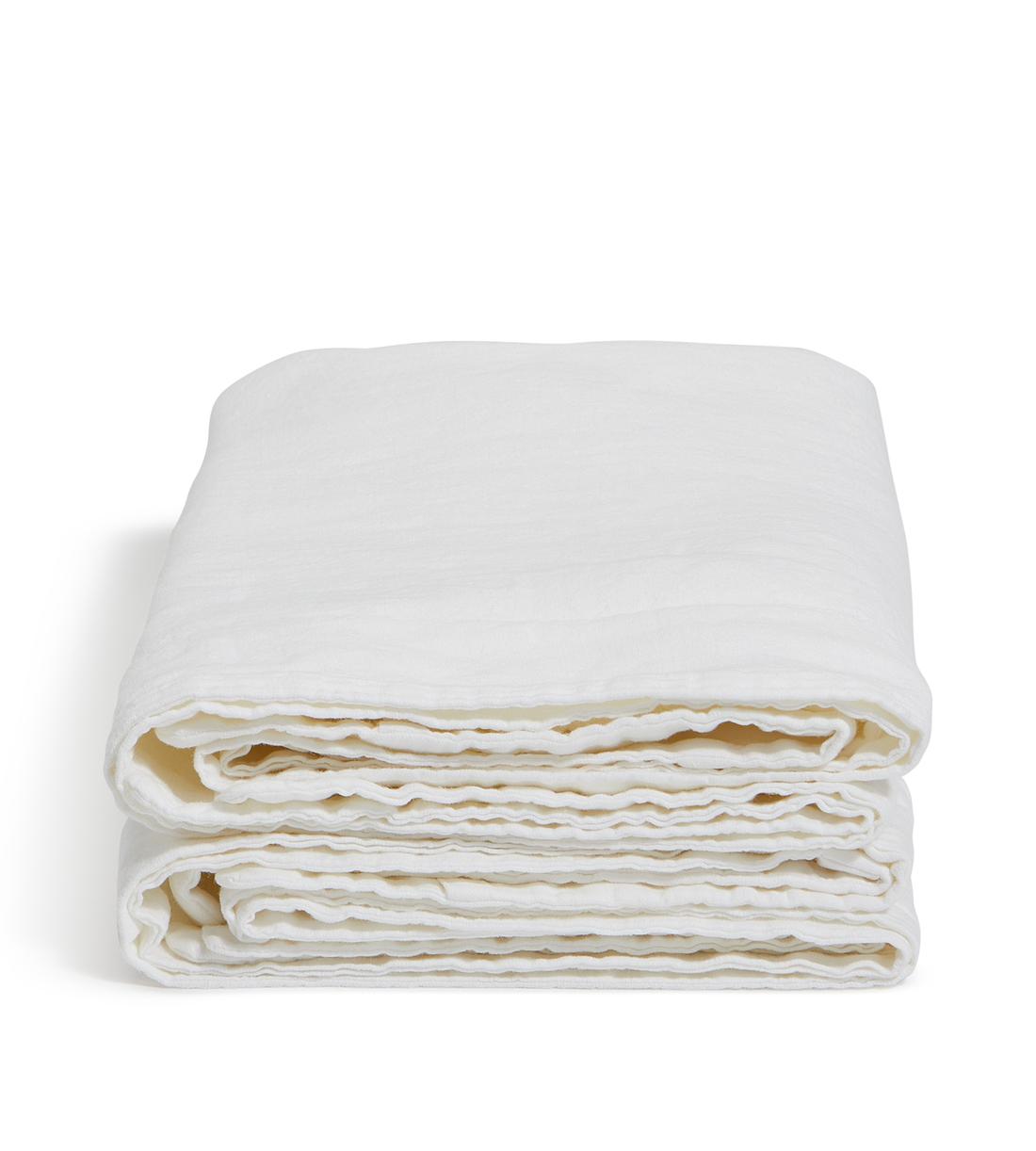 Luna Linen Oxford Pillowcase - King - White - Set of Two - Images - Image 3