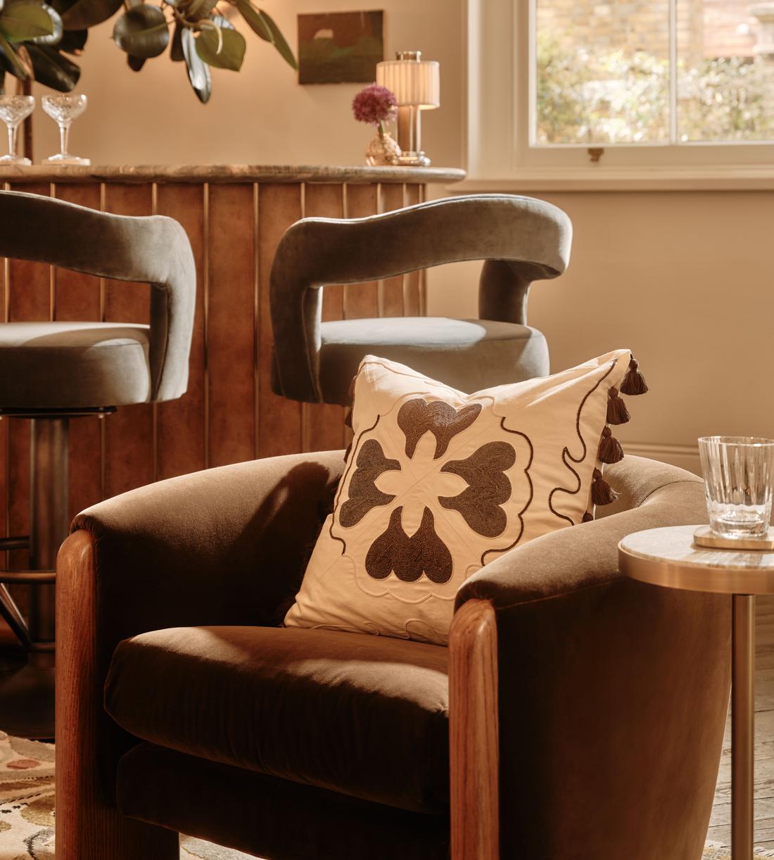 Billy Square Cushion - Lifestyle - Image 1