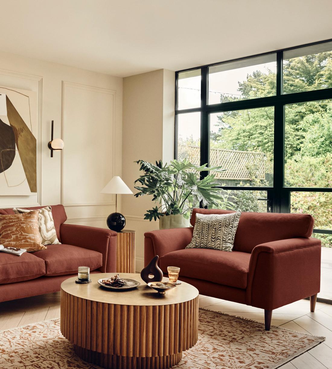 Reya Loveseat - Linen - Sienna - Lifestyle - Image 3