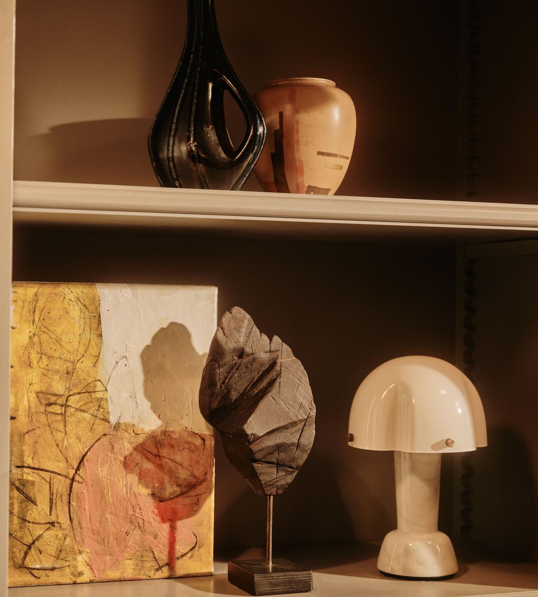 Rio Portable Lamp - Carrara Marble - Lifestyle - Image 1