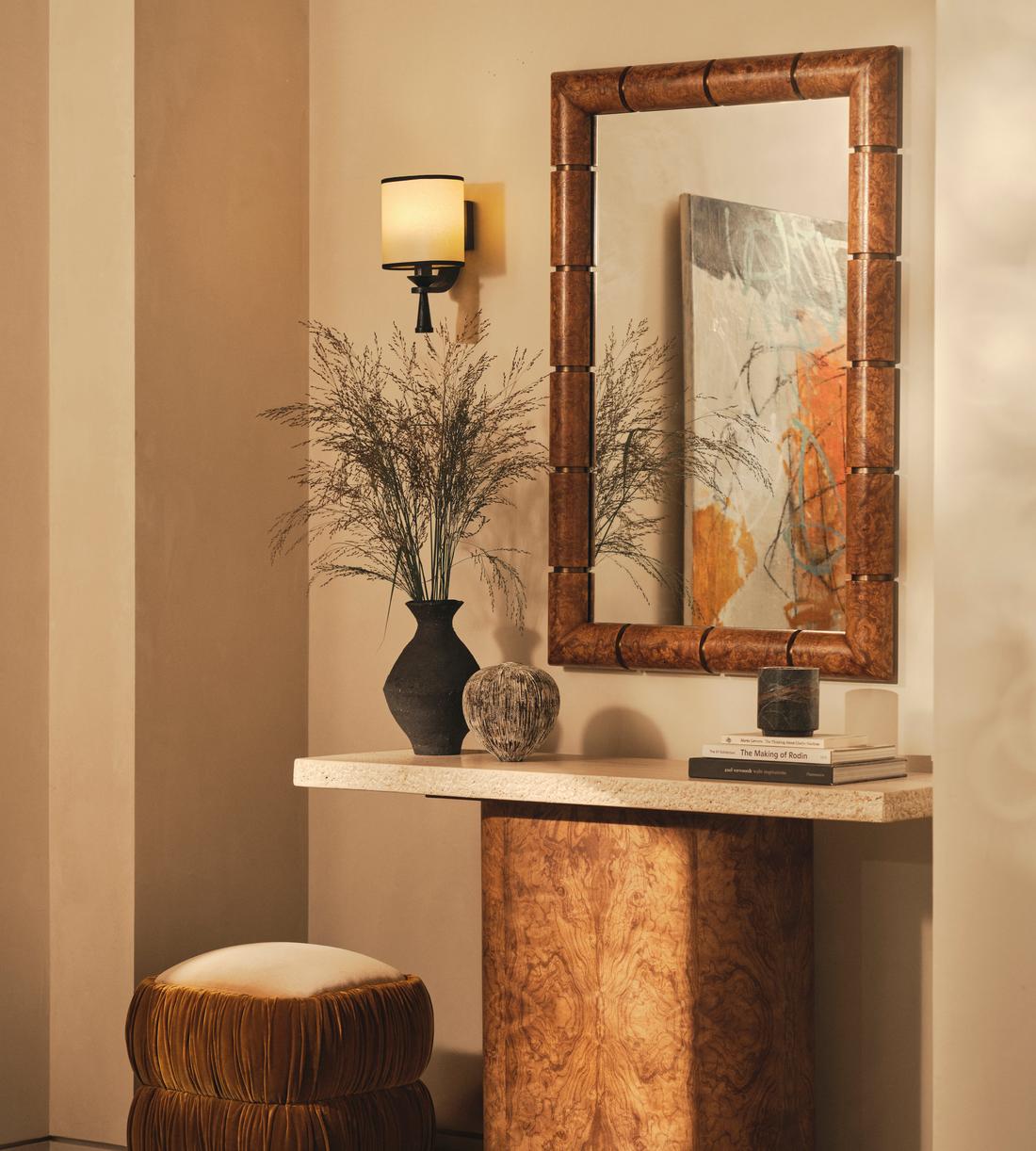 Furleigh Wall Mirror - Burl - Lifestyle - Image 2