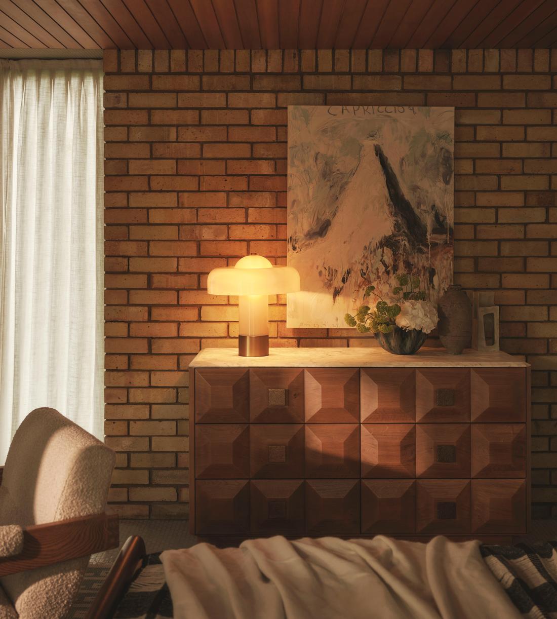 Giovanni Table Lamp - Large - Cream US - Lifestyle - Image 1