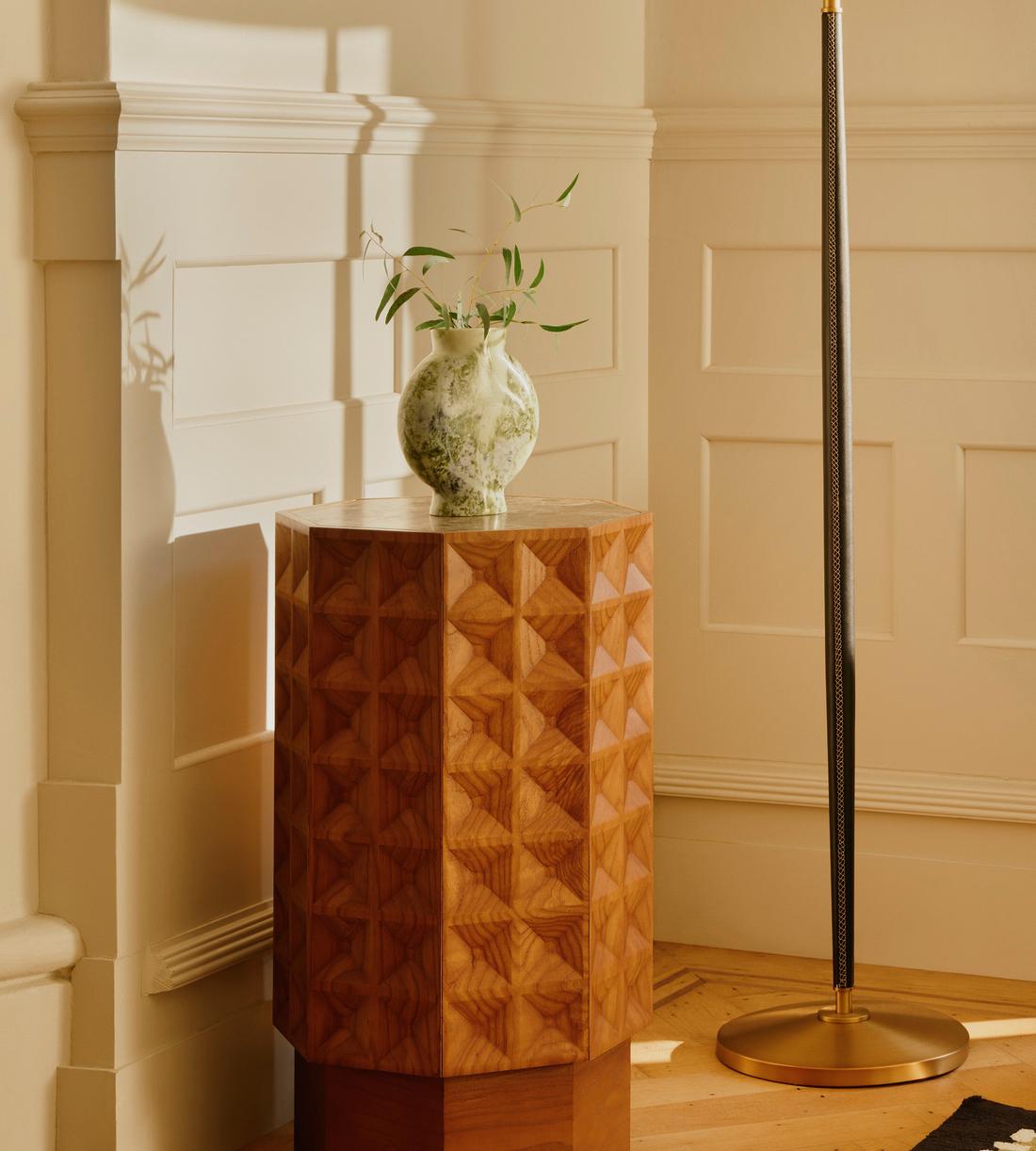 Dante Side Table - Dark Emperador - Lifestyle - Image 2