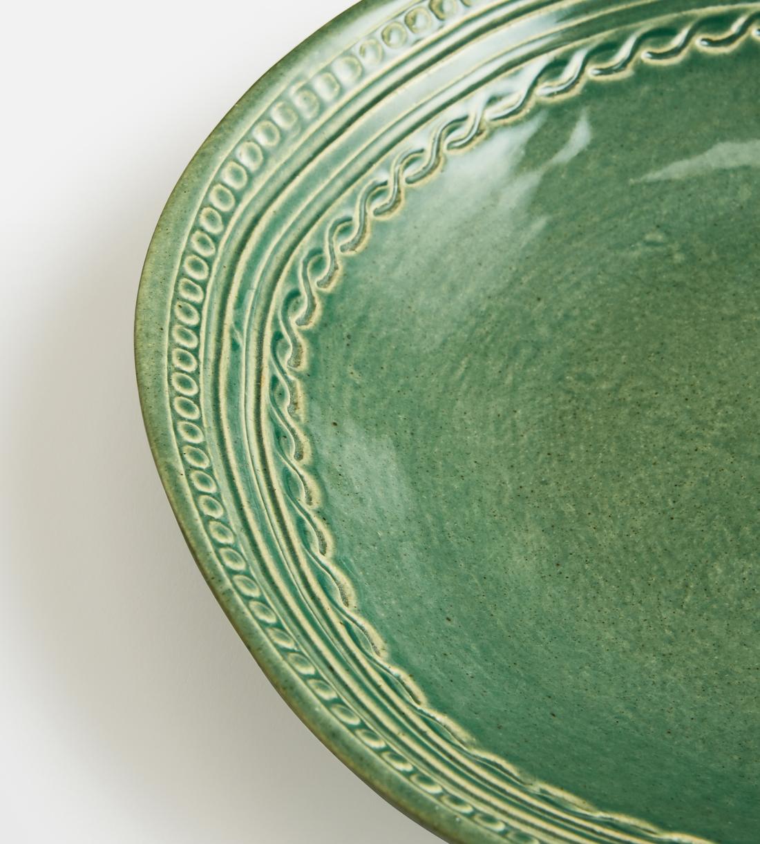 Adderbury Pasta Bowl - Green - Set of Four - Images - Image 3