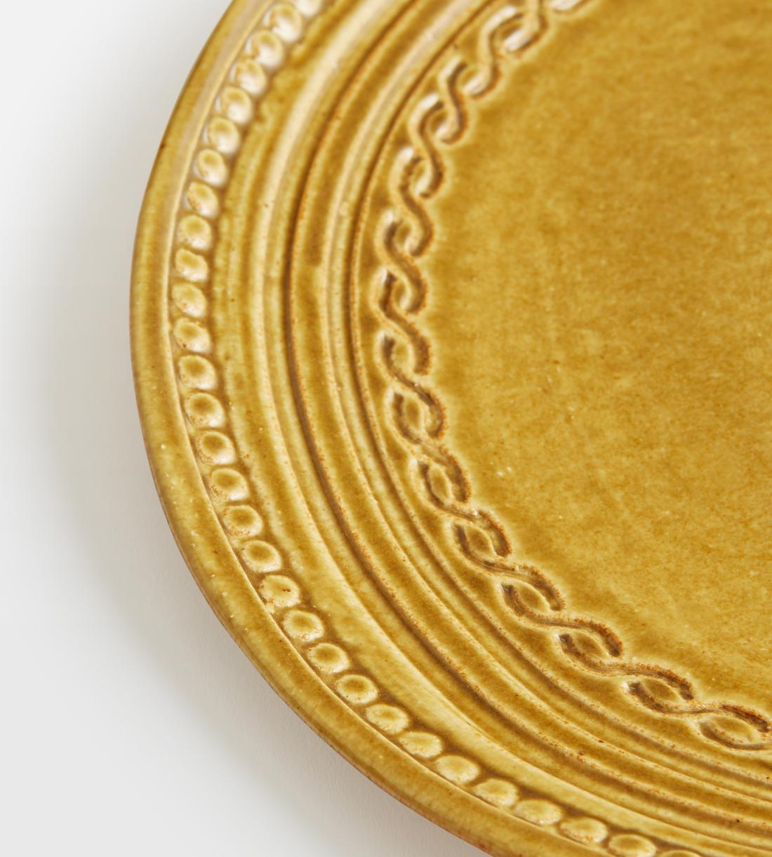 Adderbury Side Plate - Ochre - Set of Four - Images - Image 3