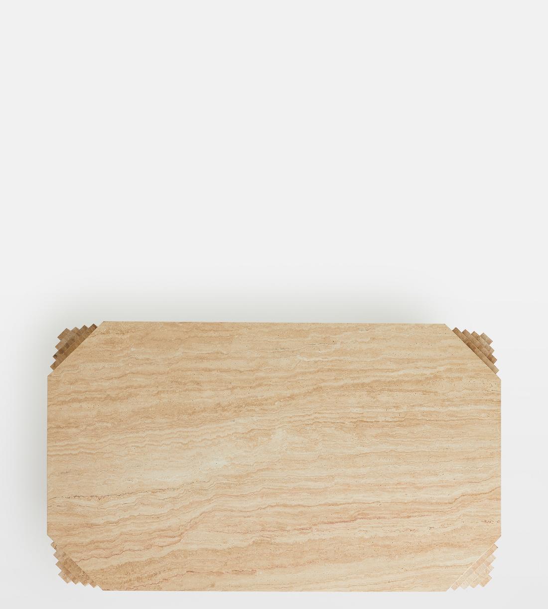 Dabney Coffee Table - Travertine - Images - Image 5