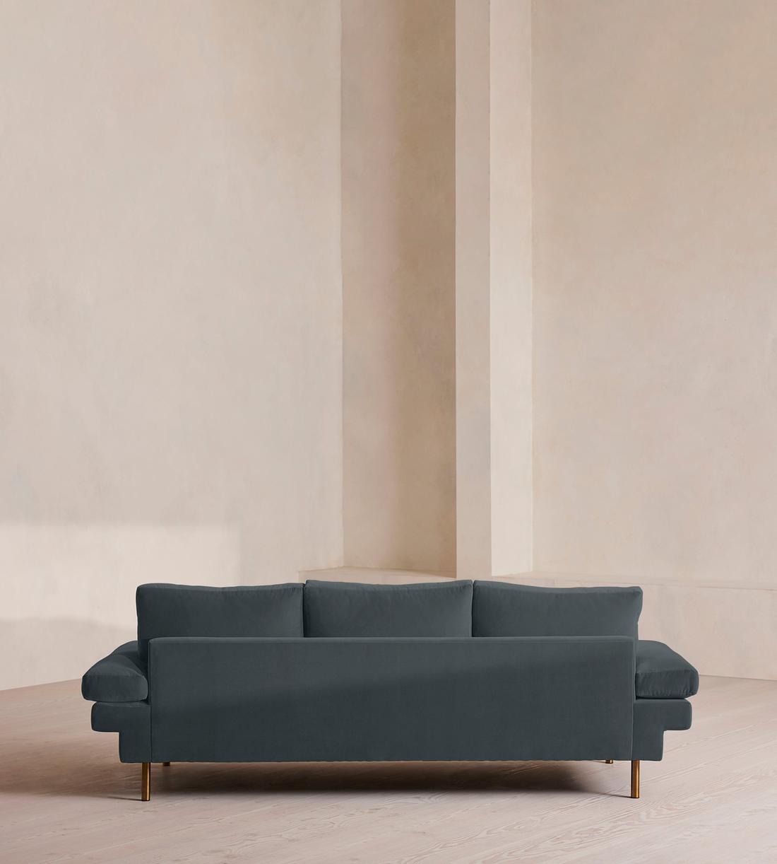 Bristol Sofa - Velvet - Grey Blue - Images - Image 4