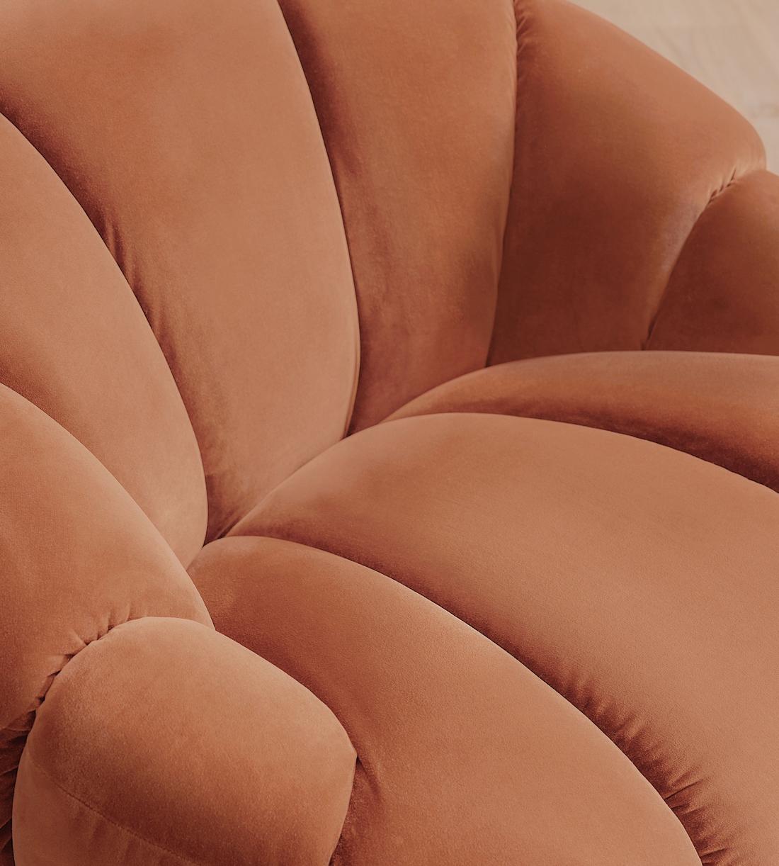 Garret Armchair - Velvet - Antique Rose - Images - Image 6