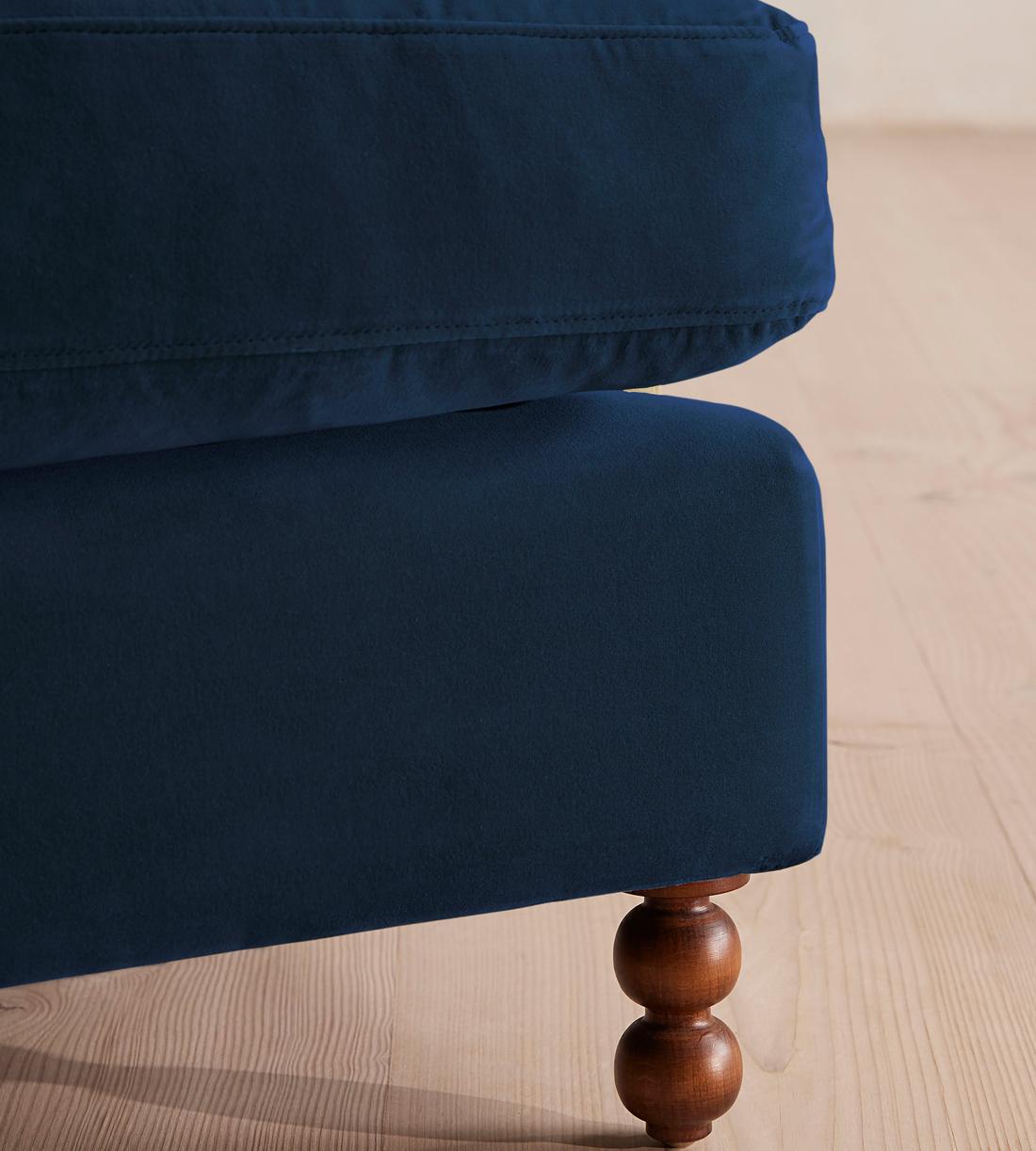 Audrey Loveseat - Velvet - Royal Blue - Images - Image 5