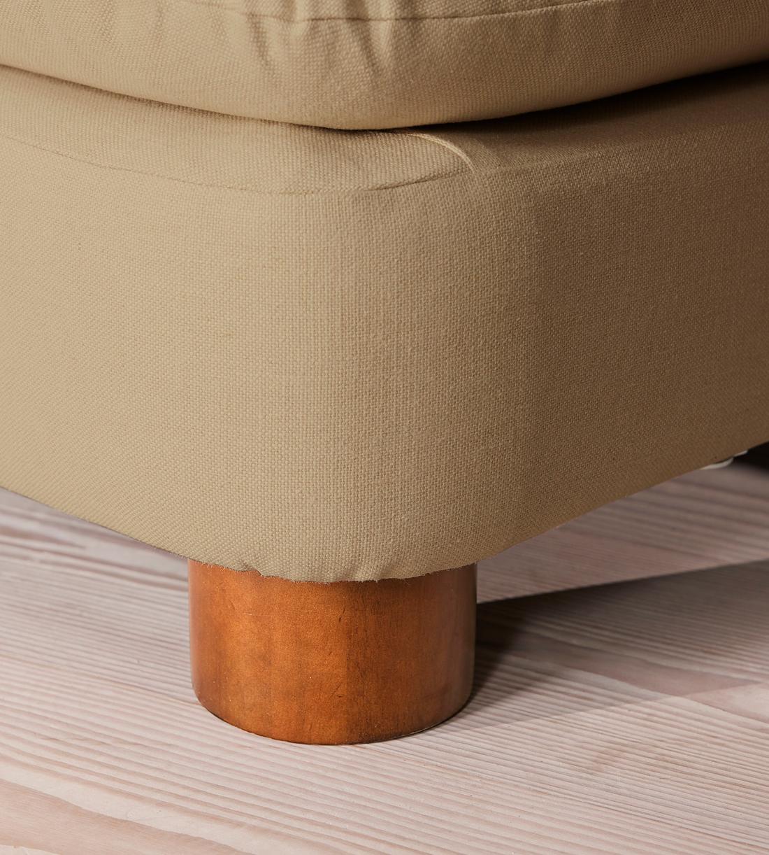 Vivienne Sectional Sofa - Armless Module - Linen - Wheat - US - Image 5