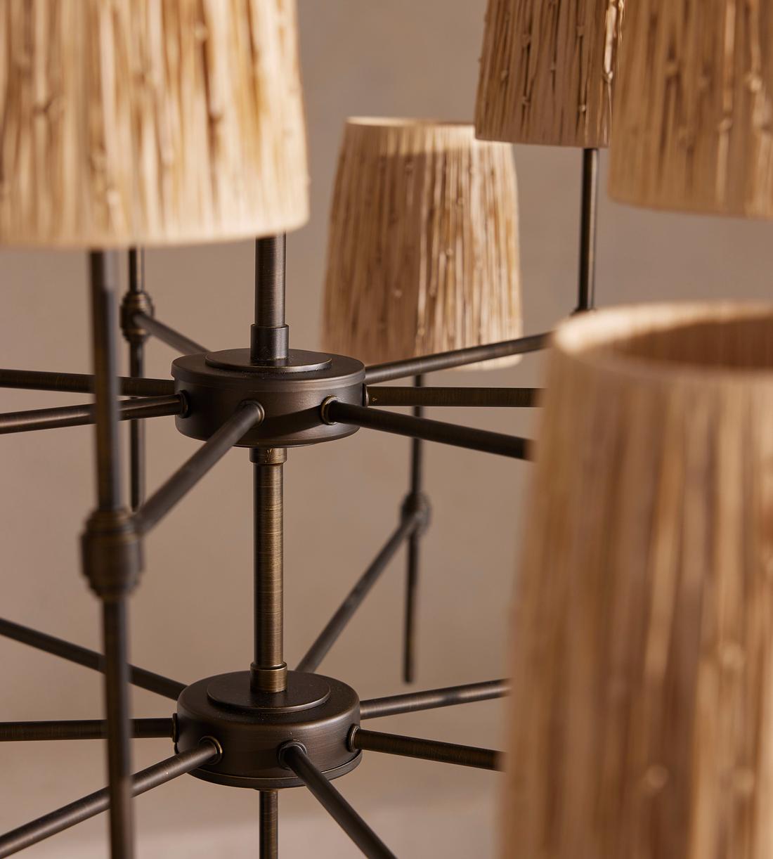 Isobella Chandelier - Blackened Brass - Large - Images - Image 5