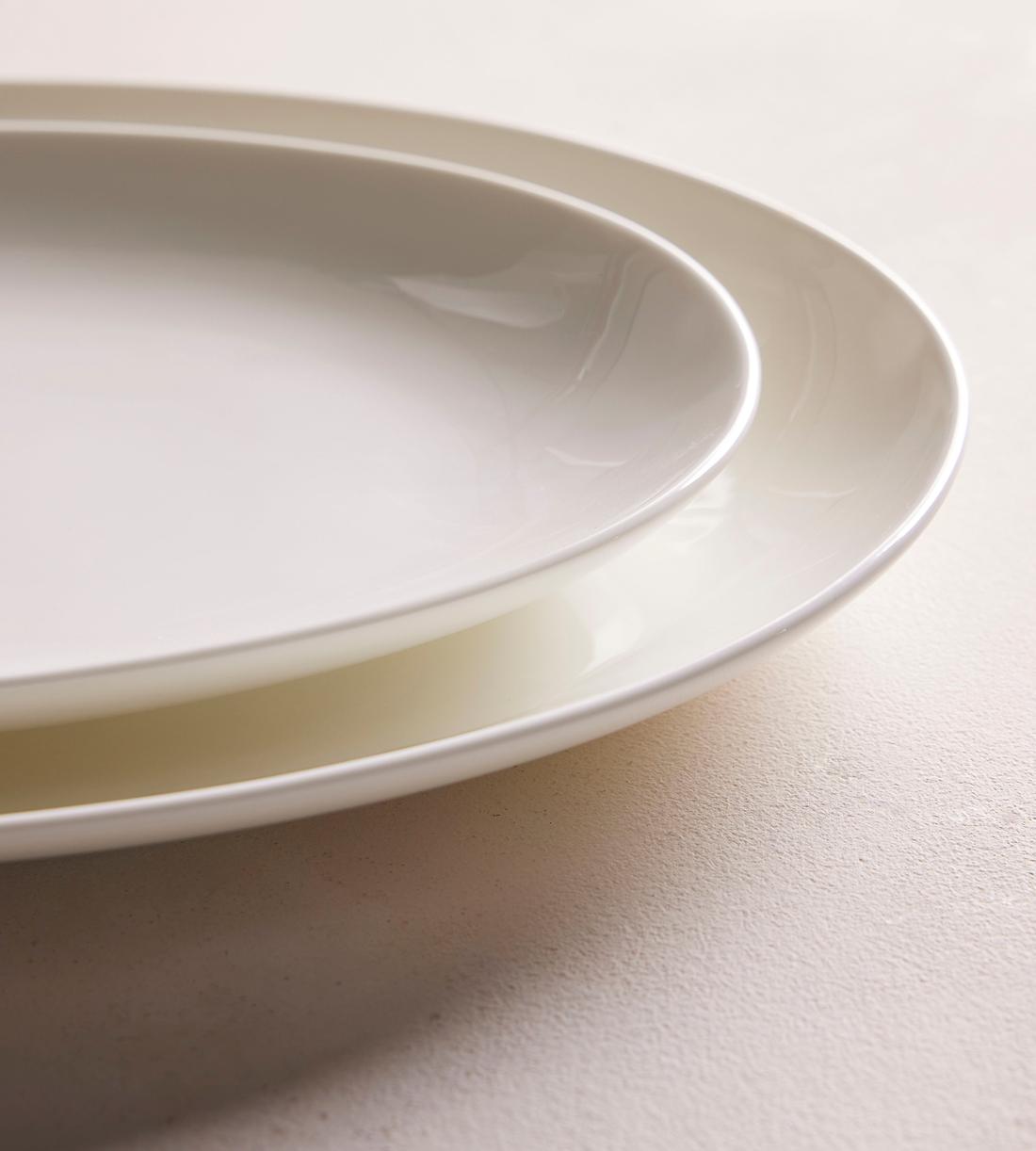 House Oval Dish - Small - Bone China - White - Images - Image 4