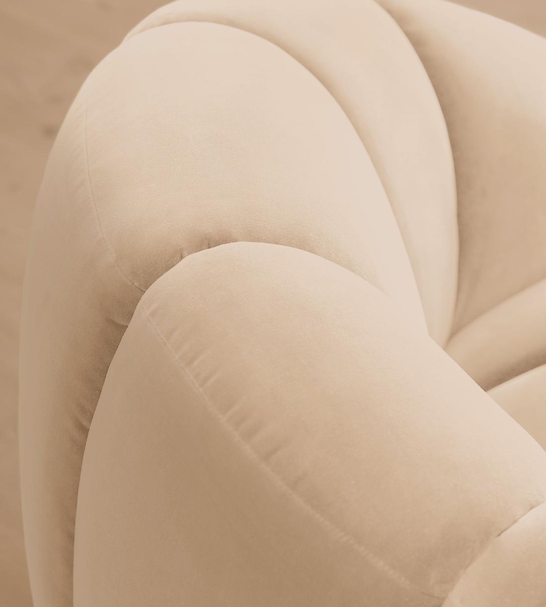Garret Armchair - Velvet - Porcelain - Images - Image 7