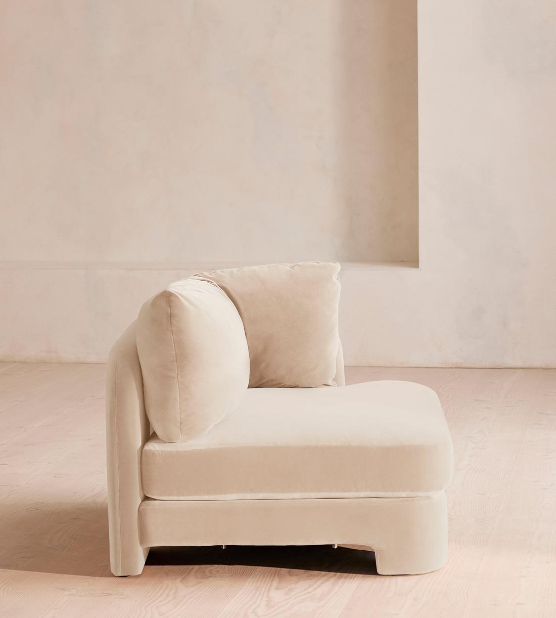 Odell Right Arm Module - Velvet - Porcelain - Image 9