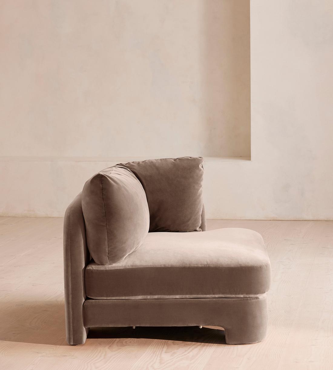 Odell Right Arm Module - Velvet - Taupe - Image 10