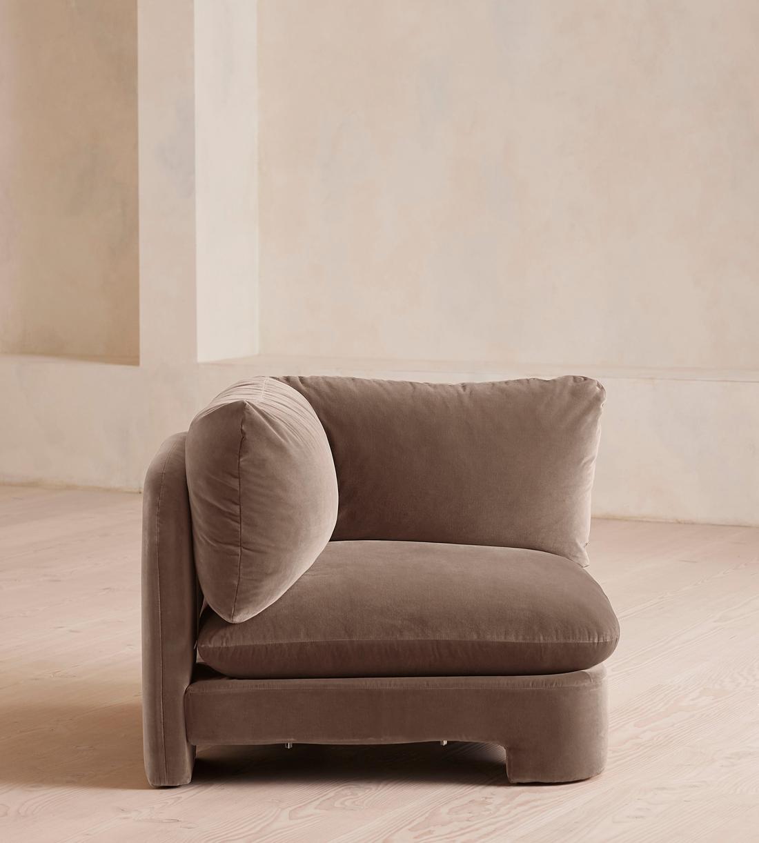 Odell Right Arm Module - Velvet - Taupe - Image 8