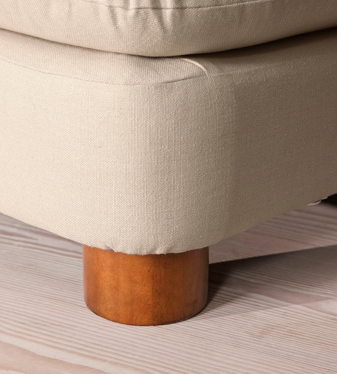 Vivienne Deeper Sit Sectional Sofa - Left Arm Module - Linen - Bisque - US - Images - Image 5