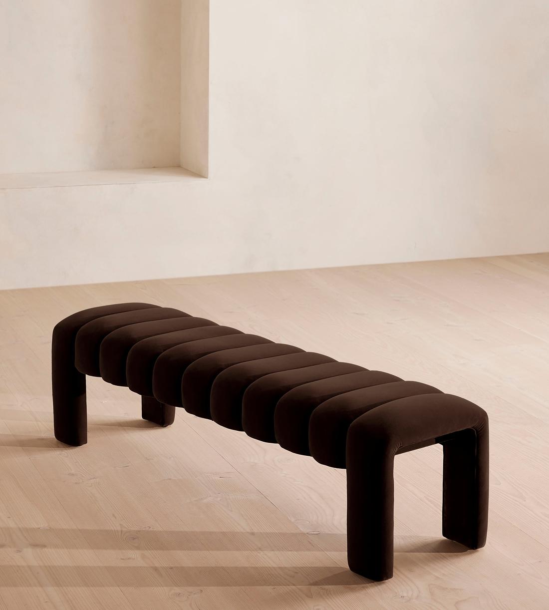 Willis Bench - Chocolate Velvet - UK - Images - Image 4