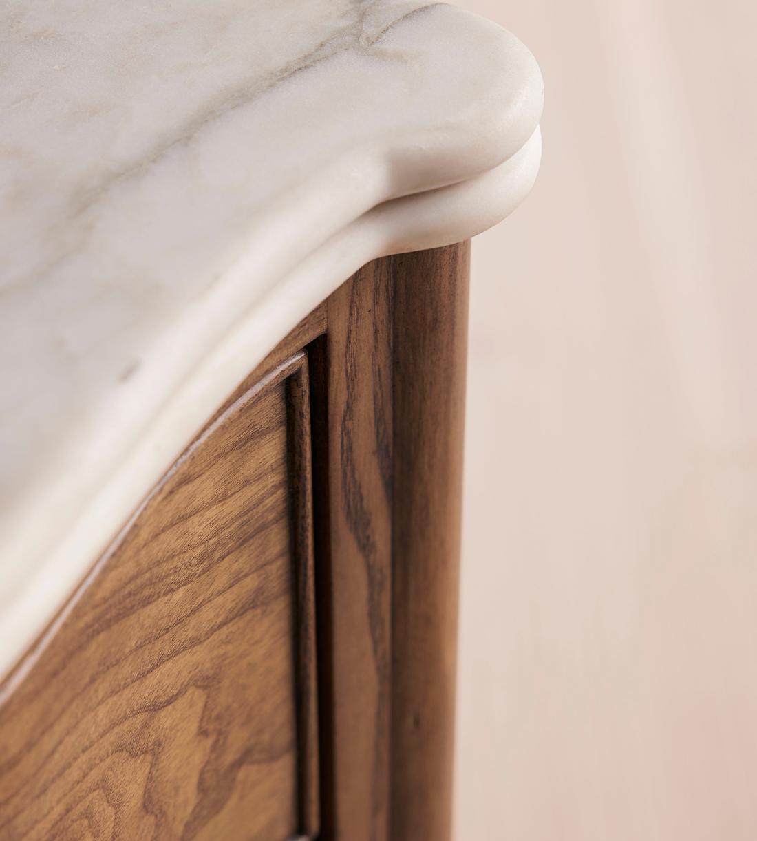 Valerie Six Drawer Dresser - Arabescato Corchia Marble - Images - Image 6