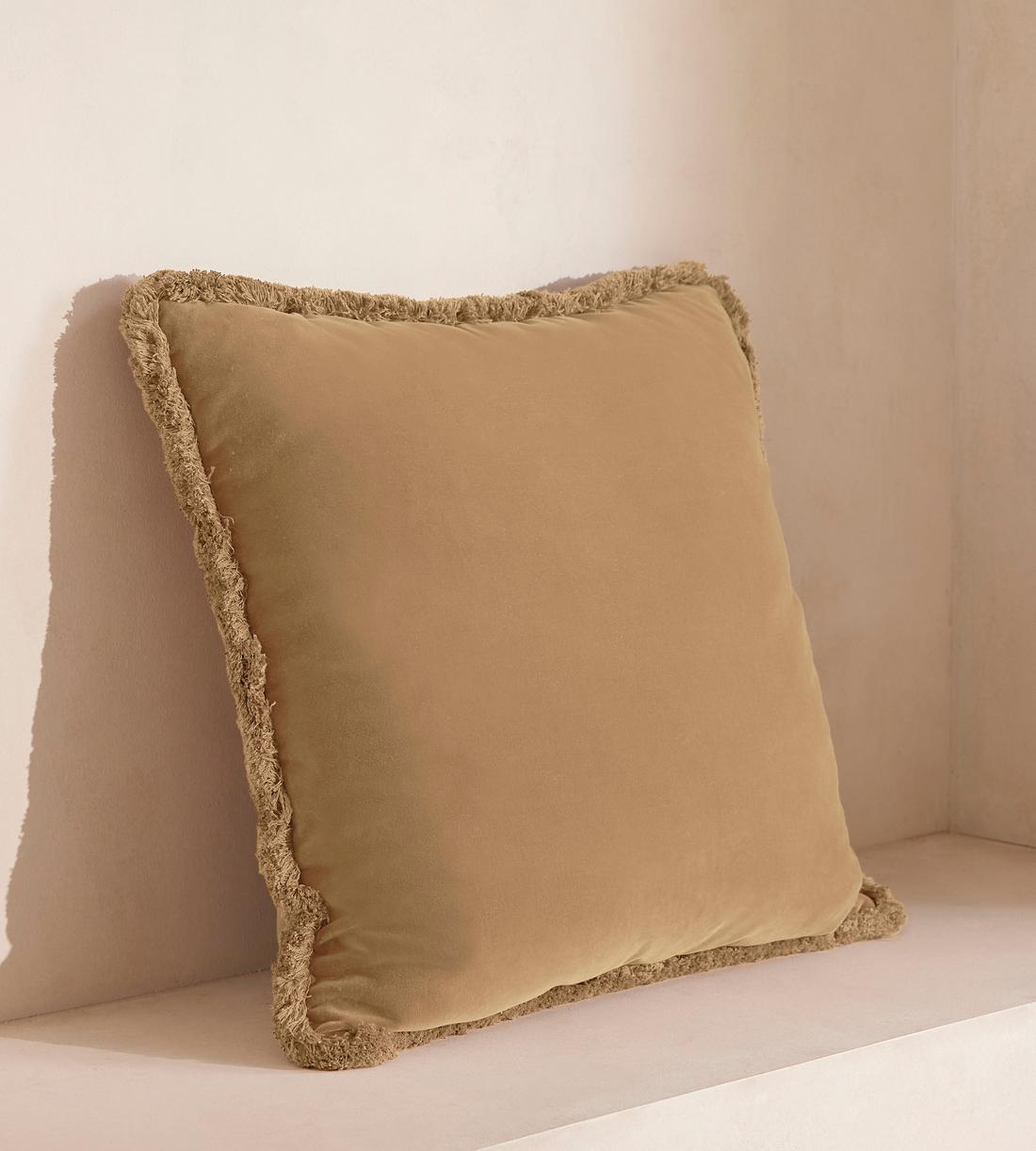 Margeaux Large Square Cushion - Camel - Listing - Image 2