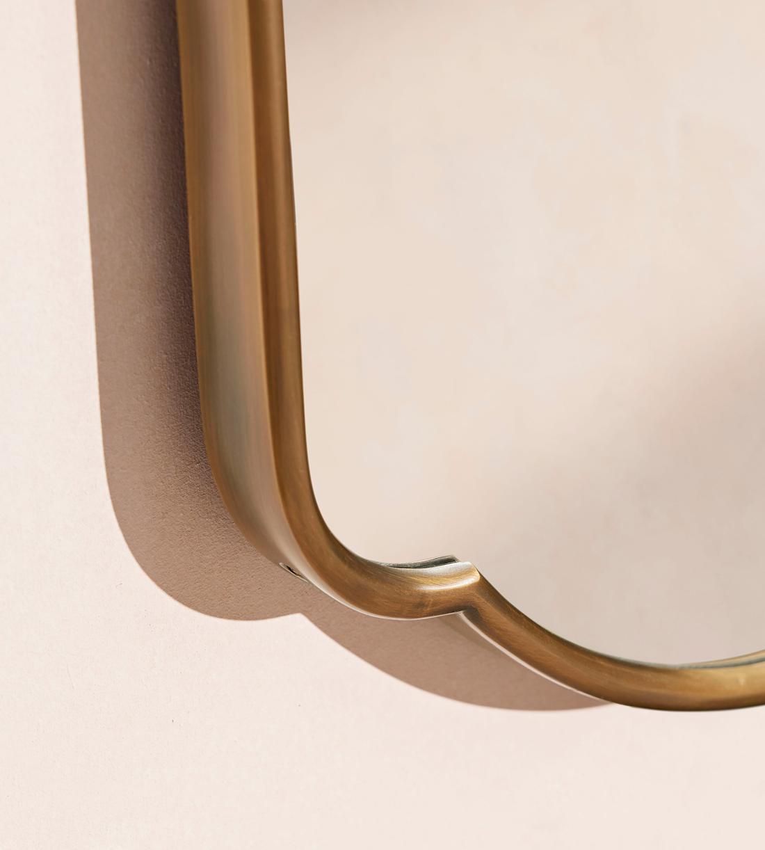 Betty Wall Mirror - Antique Brass - Medium - Images - Image 4