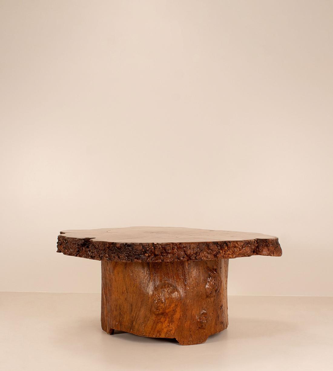Vintage Coffee Table - Burl - Belgium - Listing - Image 2