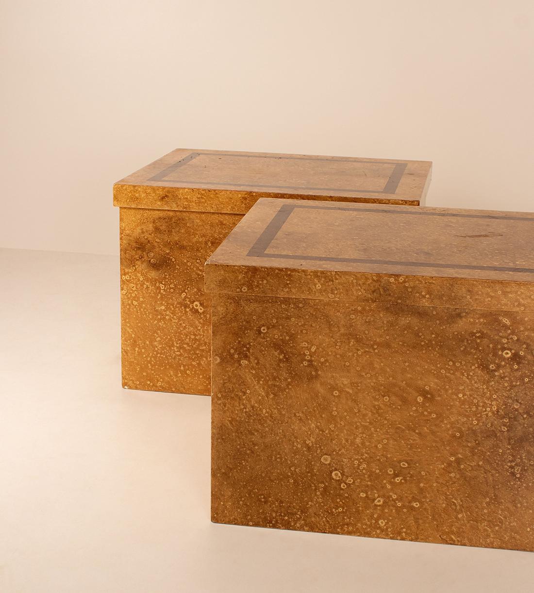 Vintage Pair of Mid Century Side Tables - France - Listing - Image 2