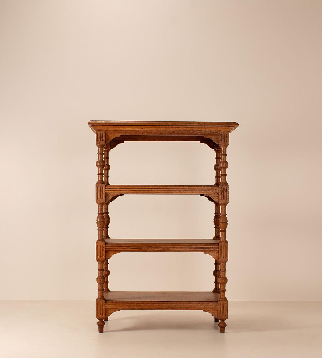 Vintage Carved Tiered Shelving Unit - Belgium - Listing - Image 1