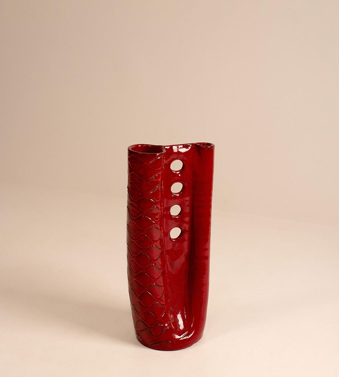 Vintage Red Vase - France - Images - Image 3