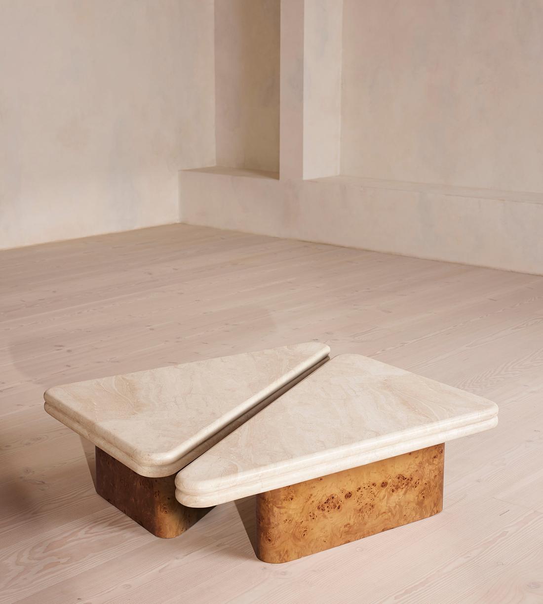 Gia Coffee Table Set - Royal Diana Marble - Listing - Image 1
