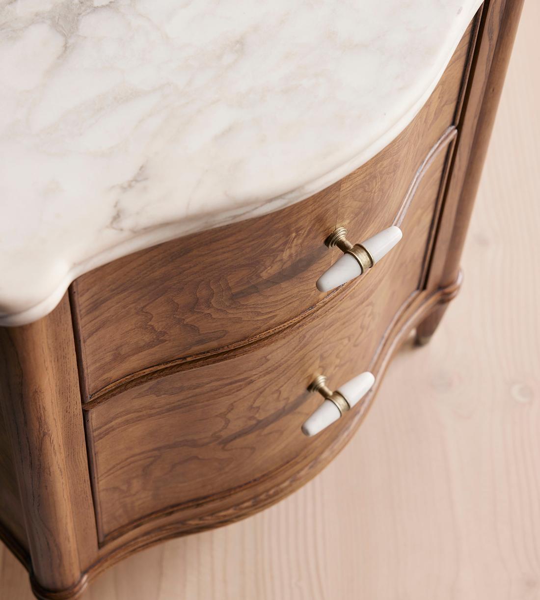 Valerie Bedside Table - Arabescato Corchia Marble - Images - Image 6