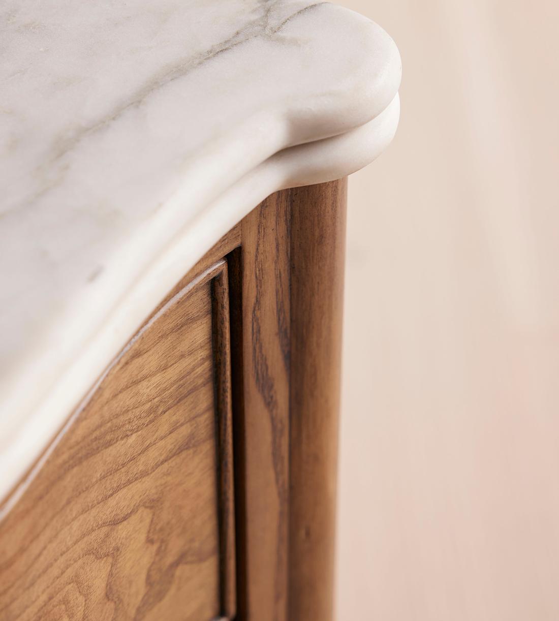 Valerie Bedside Table - Arabescato Corchia Marble - Images - Image 7