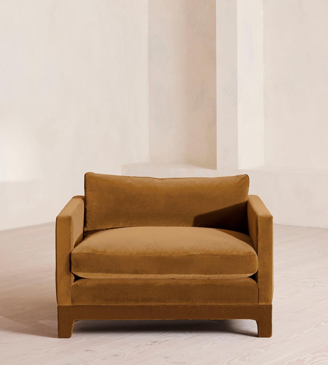 Ashford Loveseat - Velvet - Mustard - Listing - Image 2