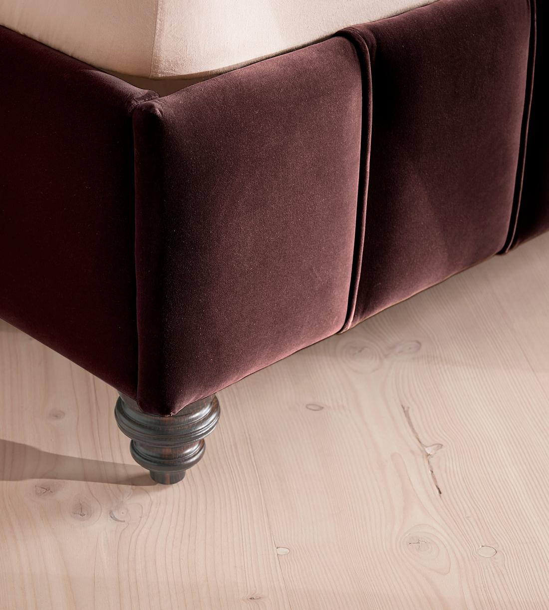 Manette Bed - Full - Velvet - Aubergine - US - Images - Image 5