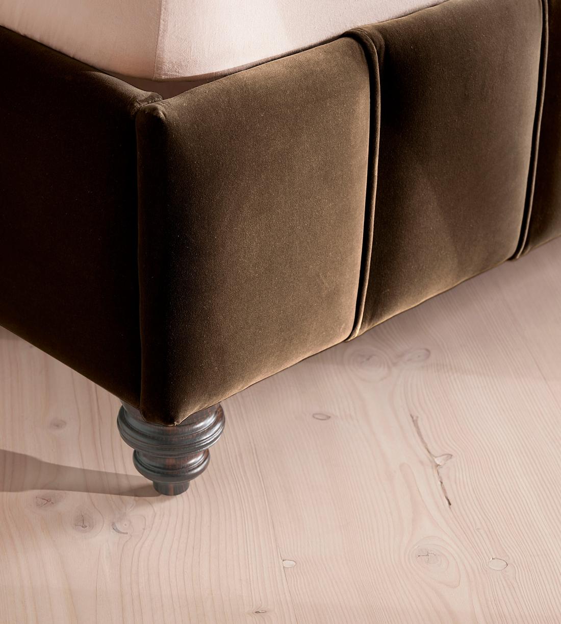 Manette Bed - King - Velvet - Chocolate - Images - Image 5