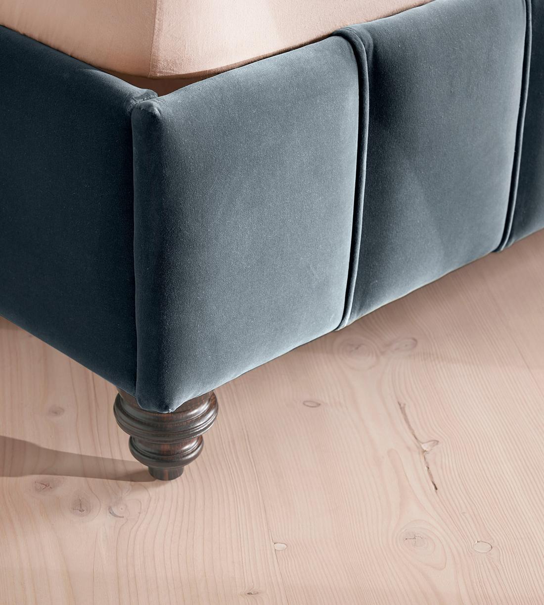 Manette Bed - Full - Velvet - Grey Blue - US - Images - Image 5