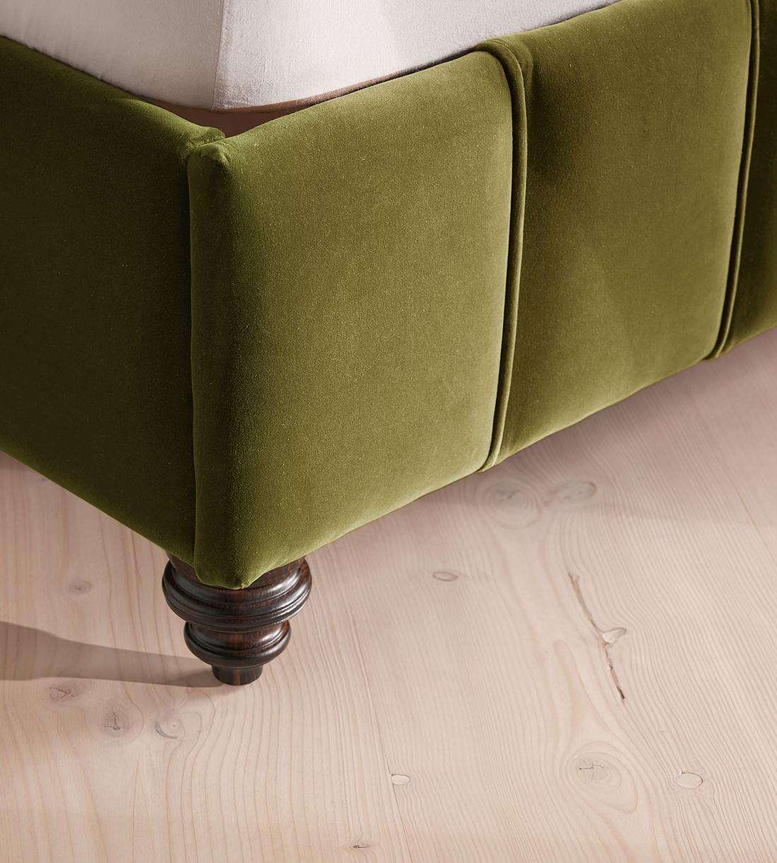 Manette Bed - King - Velvet - Olive - Images - Image 5