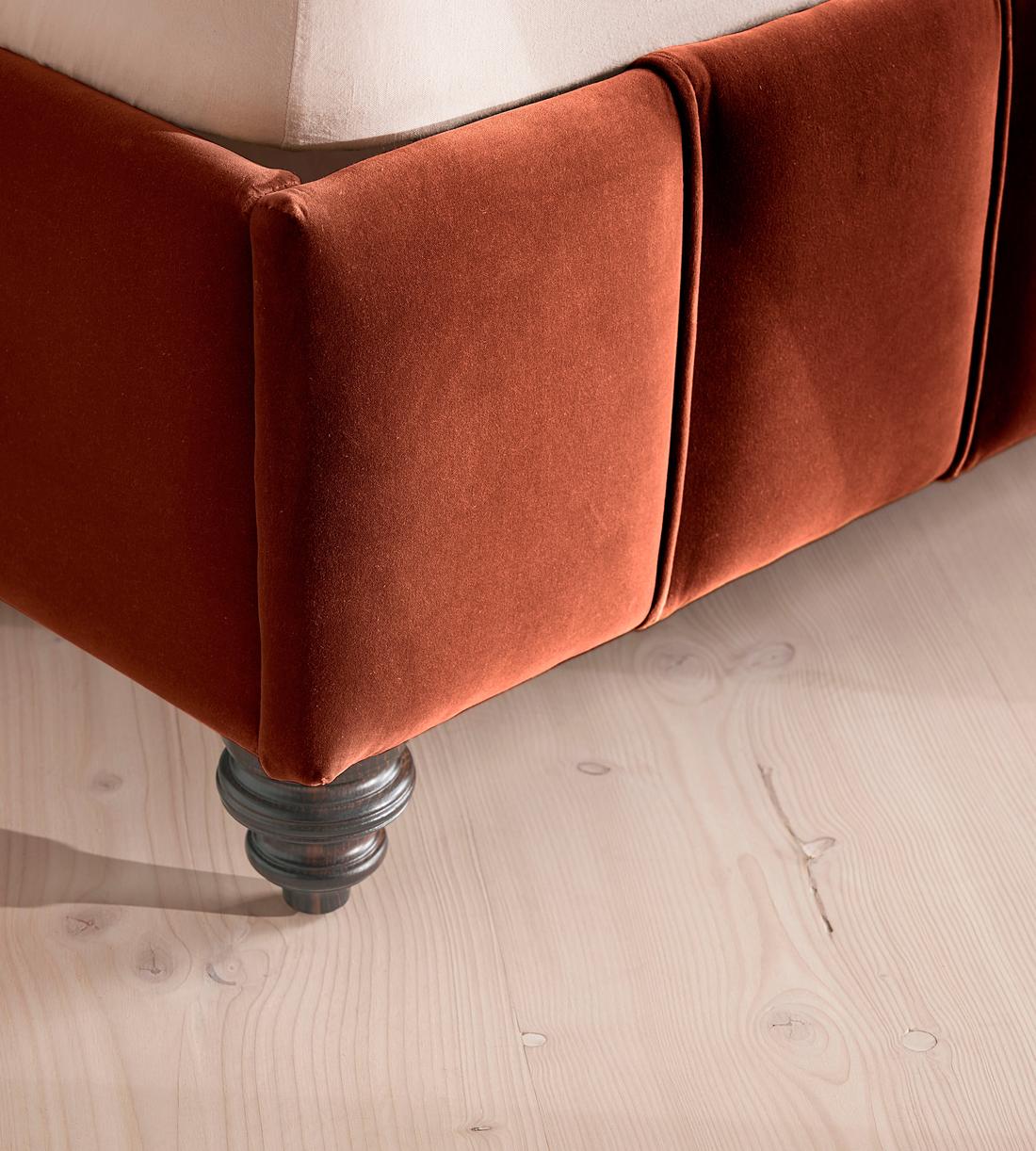 Manette Bed - King - Velvet Rust - Images - Image 5