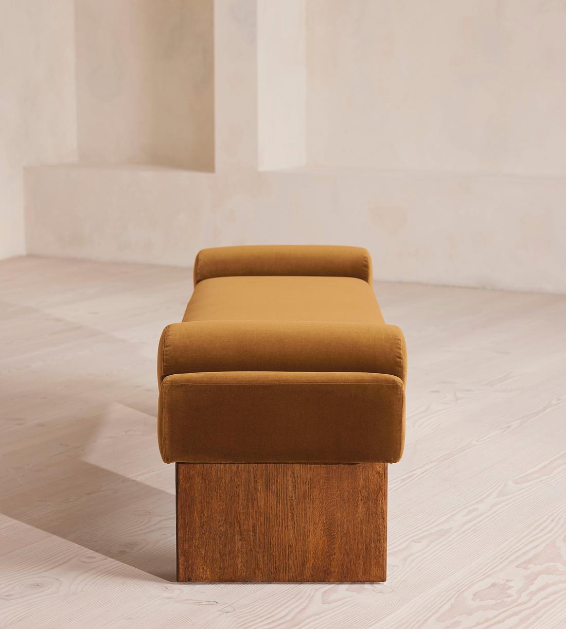Esther Bench - Velvet - Mustard - US - Images - Image 3