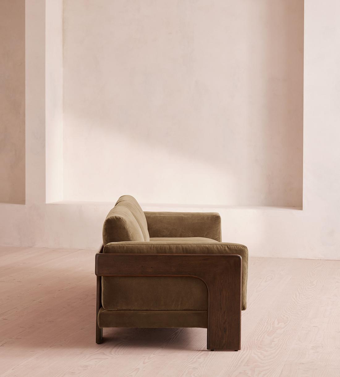 Marcia Three Seater Sofa - Truffle Velvet - US - Images - Image 3
