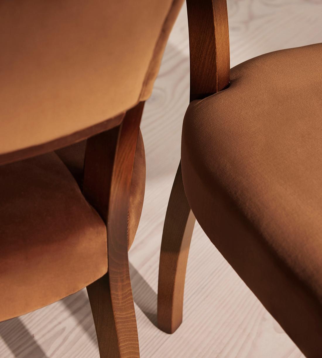 Pair of Molina Dining Chairs - Velvet - Cinnamon - UK - Images - Image 6