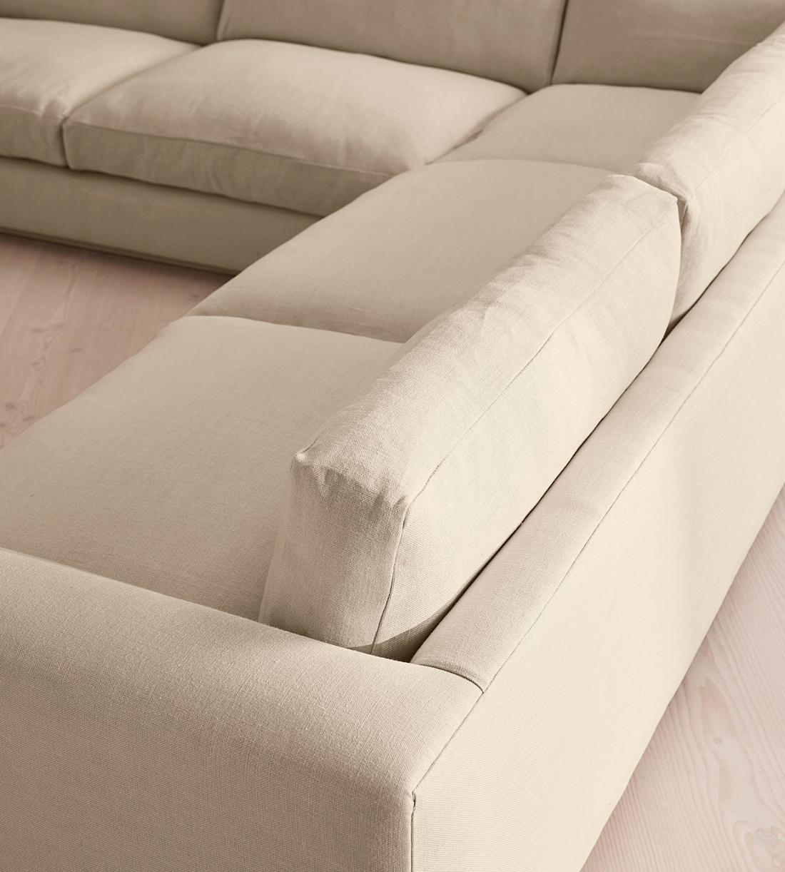 Mossley Corner Sofa - Linen - Bisque - US - Images - Image 4